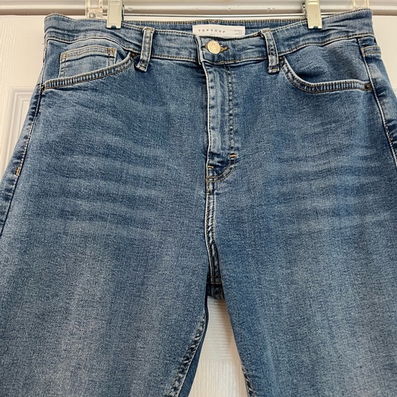 NWOT Topshop Blue Skinny Jeans High-Waisted size 30 12/14 purchased Nordstrom - Picture 3 of 8